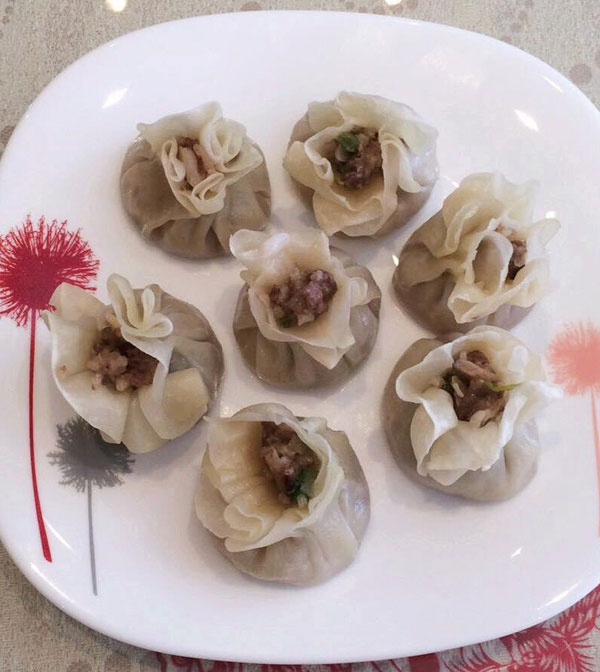 烧麦（羊肉加糯米）