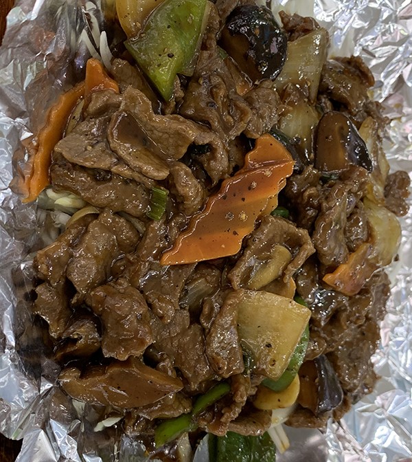 铁板黑椒牛肉