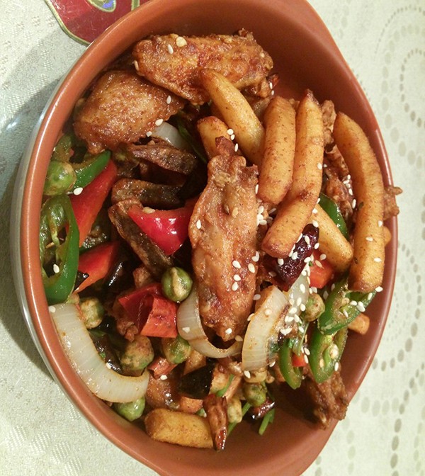 薯香鸡翅