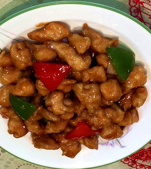 鸡肉或牛肉溜肉段