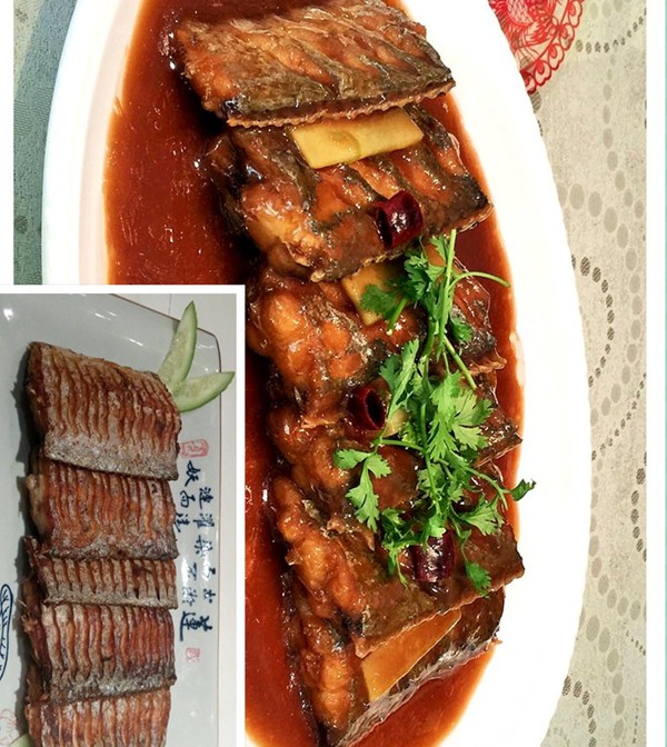 红烧（or 煎 ）刀鱼