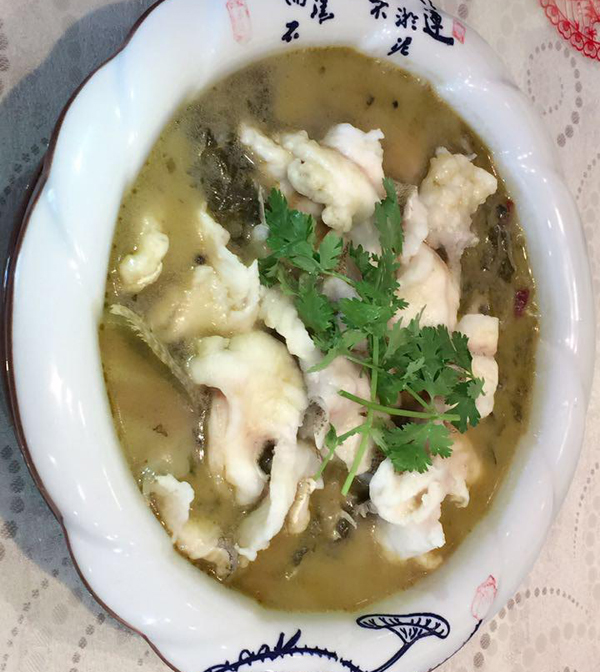 酸菜鱼片(白鱼）