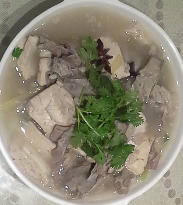 羊排炖豆腐
