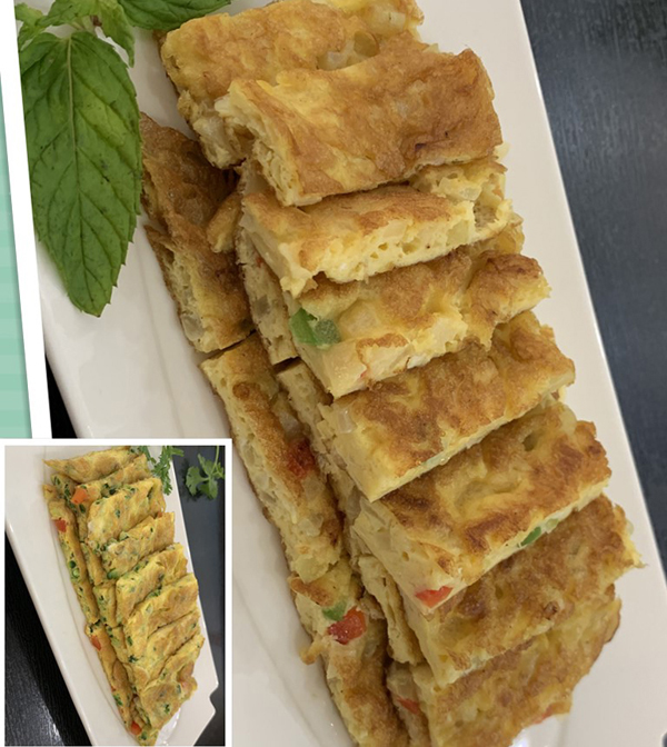 圆葱, 苦瓜煎炒蛋