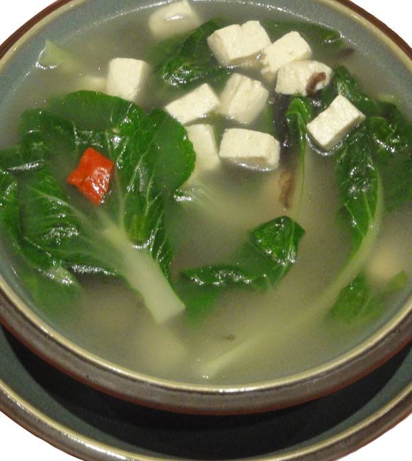 小白菜豆腐汤