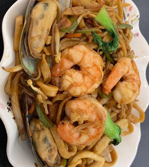 鸡蛋or 鸡肉 or 牛肉炒面